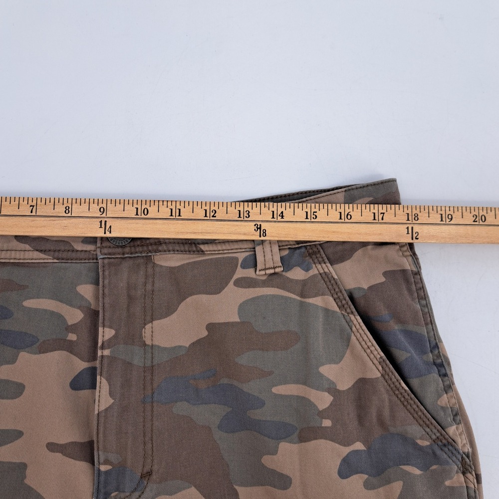 RedHead Camo Cargo Shorts Mens 36 Cotton Blend Brown Green Camouflage Utility - Picture 7 of 9